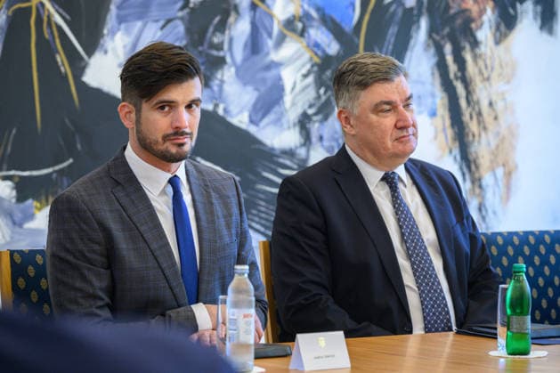 Zagreb: President of the Republic Zoran Milanovic received Pope Tawadros II. The President of the Republic of Croatia, Zoran Milanovic, received in the Office of the President His Holiness Tawadros II, Pope of Alexandria and Patriarch of the See of St. Mark in Zagreb, Croatia, on May 12 2026.  DavorxPuklavec PIXSELL