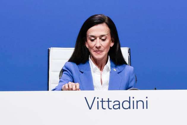 Grazia Vittadini at the Annual General Meeting of Deutsche Lufthansa AG at Messe Frankfurt, Hall 5 1 Congress Center Frankfurt, 12 05 2026 Foto:xR.xSchmiegeltx xFuturexImagex lufthansa_6550