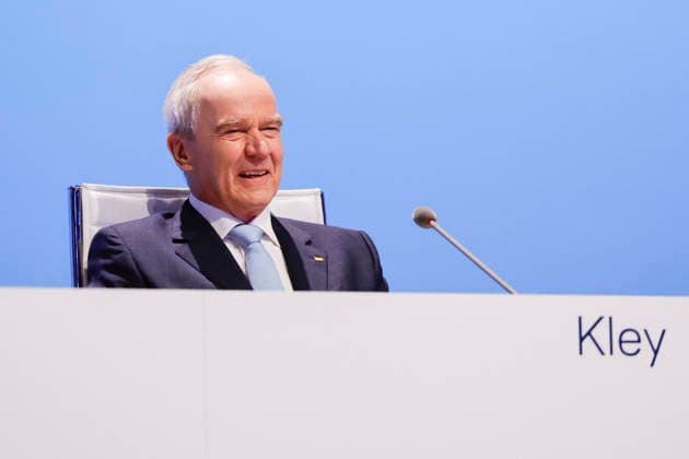 Karl Ludwig Kley at the Annual General Meeting of Deutsche Lufthansa AG at Messe Frankfurt, Hall 5 1 Congress Center Frankfurt, 12 05 2026 Foto:xR.xSchmiegeltx xFuturexImagex lufthansa_6556