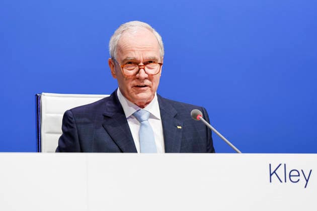 Karl Ludwig Kley at the Annual General Meeting of Deutsche Lufthansa AG at Messe Frankfurt, Hall 5 1 Congress Center Frankfurt, 12 05 2026 Foto:xR.xSchmiegeltx xFuturexImagex lufthansa_6559