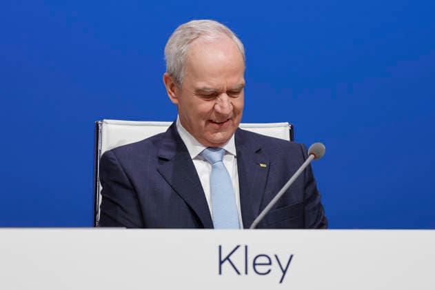 Karl Ludwig Kley at the Annual General Meeting of Deutsche Lufthansa AG at Messe Frankfurt, Hall 5 1 Congress Center Frankfurt, 12 05 2026 Foto:xR.xSchmiegeltx xFuturexImagex lufthansa_6560