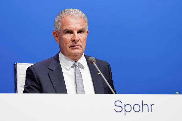 Carsten Spohr at the Annual General Meeting of Deutsche Lufthansa AG at Messe Frankfurt, Hall 5 1 Congress Center Frankfurt, 12 05 2026 Foto:xR.xSchmiegeltx xFuturexImagex lufthansa_6563