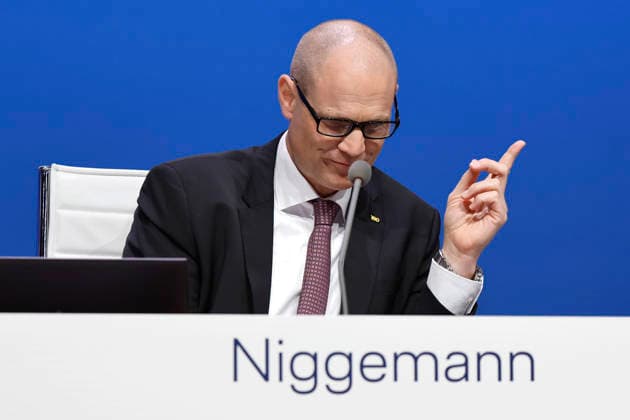 Michael Niggemann at the Annual General Meeting of Deutsche Lufthansa AG at Messe Frankfurt, Hall 5 1 Congress Center Frankfurt, 12 05 2026 Foto:xR.xSchmiegeltx xFuturexImagex lufthansa_6568