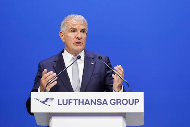 Carsten Spohr at the Annual General Meeting of Deutsche Lufthansa AG at Messe Frankfurt, Hall 5 1 Congress Center Frankfurt, 12 05 2026 Foto:xR.xSchmiegeltx xFuturexImagex lufthansa_6575