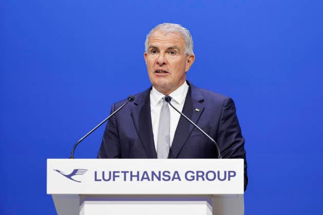Carsten Spohr at the Annual General Meeting of Deutsche Lufthansa AG at Messe Frankfurt, Hall 5 1 Congress Center Frankfurt, 12 05 2026 Foto:xR.xSchmiegeltx xFuturexImagex lufthansa_6576