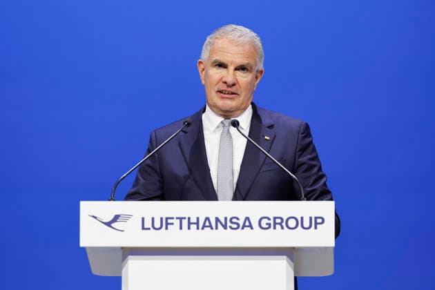 Carsten Spohr at the Annual General Meeting of Deutsche Lufthansa AG at Messe Frankfurt, Hall 5 1 Congress Center Frankfurt, 12 05 2026 Foto:xR.xSchmiegeltx xFuturexImagex lufthansa_6577