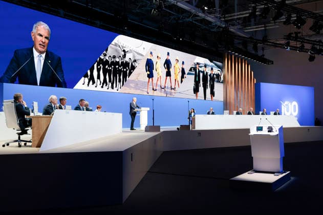 Carsten Spohr at the Annual General Meeting of Deutsche Lufthansa AG at Messe Frankfurt, Hall 5 1 Congress Center Frankfurt, 12 05 2026 Foto:xR.xSchmiegeltx xFuturexImagex lufthansa_6578
