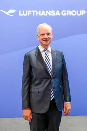 Johannes Teyssen at the Annual General Meeting of Deutsche Lufthansa AG at Messe Frankfurt, Hall 5 1 Congress Center Frankfurt, 12 05 2026 Foto:xR.xSchmiegeltx xFuturexImagex lufthansa_6596