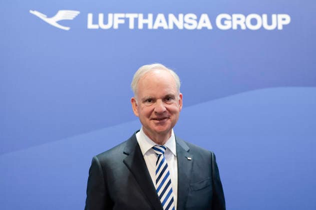 Johannes Teyssen at the Annual General Meeting of Deutsche Lufthansa AG at Messe Frankfurt, Hall 5 1 Congress Center Frankfurt, 12 05 2026 Foto:xR.xSchmiegeltx xFuturexImagex lufthansa_6597