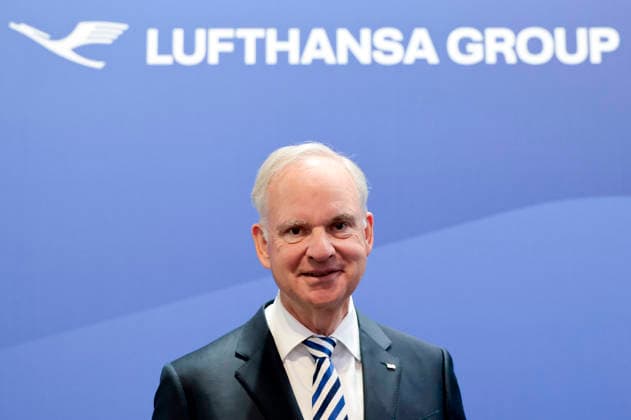 Johannes Teyssen at the Annual General Meeting of Deutsche Lufthansa AG at Messe Frankfurt, Hall 5 1 Congress Center Frankfurt, 12 05 2026 Foto:xR.xSchmiegeltx xFuturexImagex lufthansa_6598