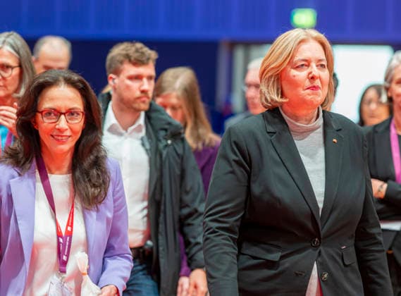 Bärbel Bas at the DGB EUR, Germany, Berlin, 12 05 2026 Bärbel Bas SPD , Federal Minister of Labor and Social Affairs visits the 23 DGB Federal Congress and gives a speech