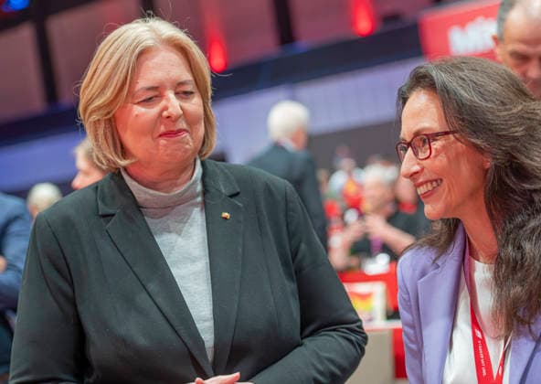 Bärbel Bas at the DGB EUR, Germany, Berlin, 12 05 2026 Bärbel Bas SPD , Federal Minister of Labor and Social Affairs visits the 23 DGB Federal Congress and gives a speech