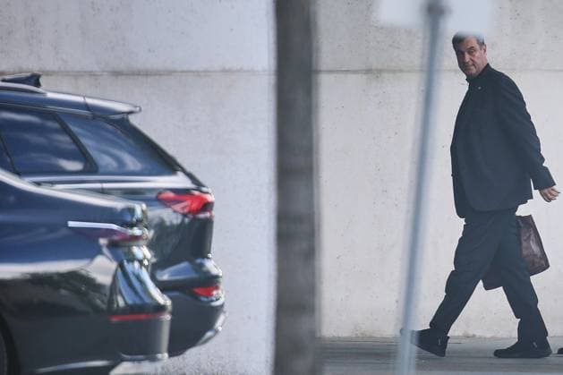 Berlin, Germany, 12 05 2026 Federal Chancellery Coalition Committee Markus Söder arrives Copyright: xdtsxNachrichtenagenturx dts_118743