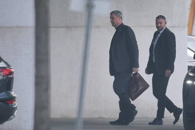 Berlin, Germany, 12 05 2026 Federal Chancellery Coalition Committee Markus Söder arrives Copyright: xdtsxNachrichtenagenturx dts_118744