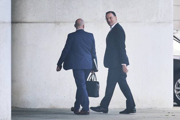 Berlin, Germany, 12 05 2026 Federal Chancellery Coalition Committee Alexander Hoffmann and Jens Spahn Copyright: xdtsxNachrichtenagenturx dts_118745