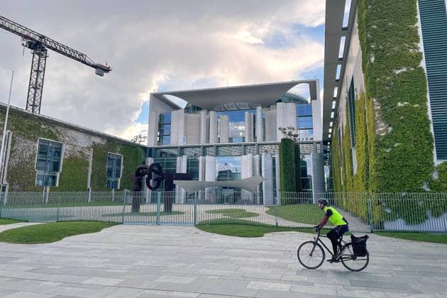Berlin, Germany, 12 05 2026 Federal Chancellery Coalition Committee Building in the afternoon, exterior view Copyright: xdtsxNachrichtenagenturx dts_118747