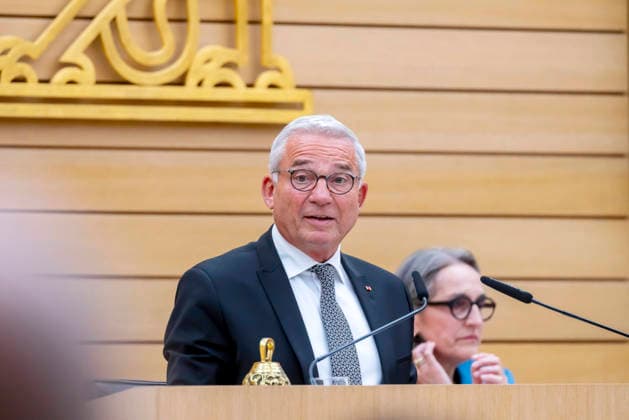 Constituent session of the 18th State Parliament of Baden Württemberg The newly elected President of the State Parliament Thomas Strobl, CDU 12 05 2026, Stuttgart, Baden Württemberg, Germany