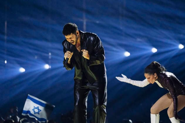 12 05 2026 Europe, Austria, Vienna 70 Eurovision Song Contest 2026 in the Wiener Stadthalle Semi final 1 Dress Rehearsal 3 Noam Bettan with the song Michelle for Israel Copyright: xJulianxSindricx