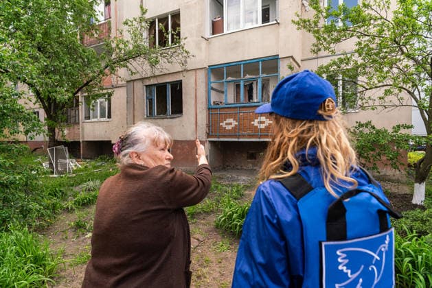 Aftermath of Russian drone attack in Kharkiv KHARKIV, UKRAINE - MAY 12: A view of a damaged apartment after a drone attack in the city of Barvinkove in the Kharkiv region, Ukraine on May 12, 2026. More than 30 apartments were damaged, as the members of Proliska arrived at the location to help the residents affected by the attack. Carlo Bravo Anadolu Kharkiv Ukraine. Editorial use only. Please get in touch for any other usage.  Copyright: x2026xAnadoluxCarloxBravox