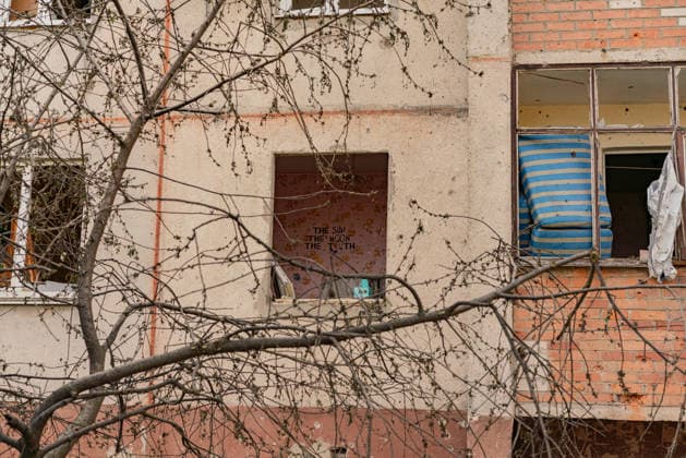 Aftermath of Russian drone attack in Kharkiv KHARKIV, UKRAINE - MAY 12: A view of a damaged apartment after a drone attack in the city of Barvinkove in the Kharkiv region, Ukraine on May 12, 2026. More than 30 apartments were damaged, as the members of Proliska arrived at the location to help the residents affected by the attack. Carlo Bravo Anadolu Kharkiv Ukraine. Editorial use only. Please get in touch for any other usage.  Copyright: x2026xAnadoluxCarloxBravox