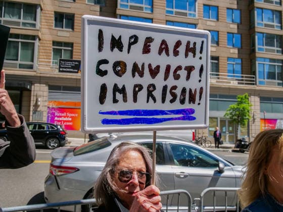 May 12, 2026, New York, New York, USA: Anti ICE protest outside 26 Federal Plaza NYC. The Hands Off demonstration.demanded no more ICE raids in NYC outside of the federal building with signs and speeches. New York USA  - ZUMAh156 20260512_znp_h156_003 Copyright: xMiloxHessx