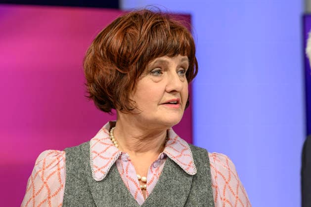 v l Annette Dittert former ARD correspondent , GER, Berlin, Studio, guest at - Maischberger, political talk show, TV, format, with presenter - Sandra Maischberger, Das Erste, from Adlershof - Am Studio 20, 12 May 2026, Copyright: HMBxMedia UwexKoch