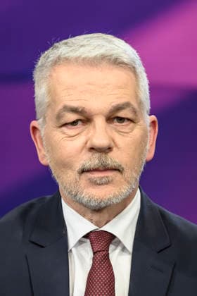 v l Carlo Masala military expert , GER, Berlin, studio, guest on Maischberger, political talk show, TV, format, with presenter Sandra Maischberger, Das Erste, from Adlershof Am Studio 20, 12 May 2026, Copyright: HMBxMedia UwexKoch