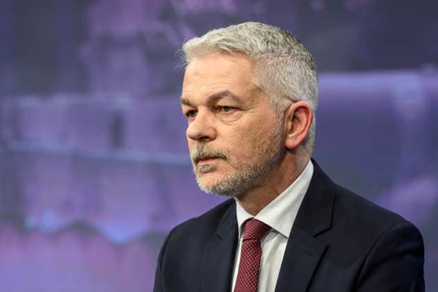 v l Carlo Masala military expert , GER, Berlin, studio, guest on Maischberger, political talk show, TV, format, with presenter Sandra Maischberger, Das Erste, from Adlershof Am Studio 20, 12 May 2026, Copyright: HMBxMedia UwexKoch