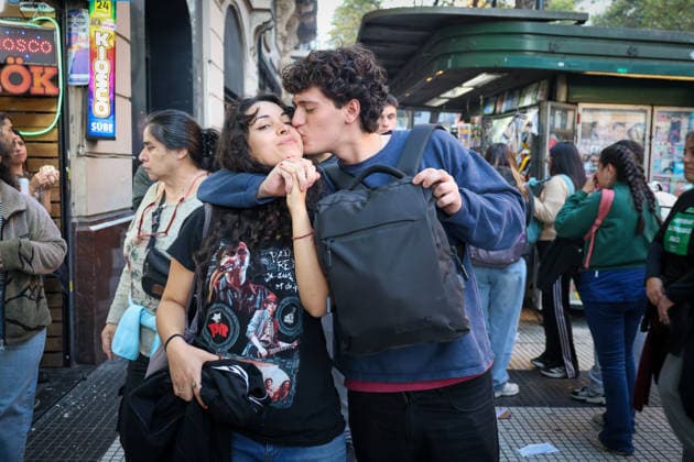 May 12, 2026, Buenos Aires, Buenos Aires, Argentina: Social, political, student and teacher organizations gathered nearby Plaza de Mayo in Buenos Aires, to demand that the Milei government comply with the University Funding Law and restore the salaries of both teaching and non-teaching staff. The underfunding plaguing the education sector is jeopardizing the operation of all national universities Buenos Aires Argentina - ZUMAa188 20260512_zip_a188_005 Copyright: xPaulaxAcunzox