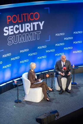 May 12, 2026, Washington, District Of Columbia, USA: IranÃ¢â‚¬â ¢s exiled Crown Prince Reza Pahlavi discussed the latest developments in the conflict with Iran and his vision for what comes next during his talk with Dashna Burns at the Politico Annual Security Summit on Tuesday, May 12, 2026, in Washington, D.C. He urged President Trump to Ã¢â‚¬oefinish the jobÃ¢â‚¬Â in Iran and told Burns that Trump should stop sending mixed messages about his intentions in the war, including his threat to Ã¢â‚¬oewipe outÃ¢â‚¬Â IranÃ¢â‚¬â ¢s civilization. Washington USA - ZUMAkh2_ 20260512_znp_kh2_009 Copyright: xAlixKhalighx