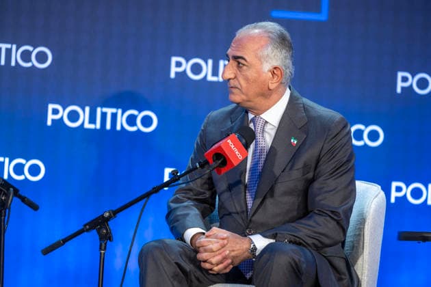 May 12, 2026, Washington, District Of Columbia, USA: IranÃ¢â‚¬â ¢s exiled Crown Prince Reza Pahlavi discussed the latest developments in the conflict with Iran and his vision for what comes next during his talk with Dashna Burns at the Politico Annual Security Summit on Tuesday, May 12, 2026, in Washington, D.C. He urged President Trump to Ã¢â‚¬oefinish the jobÃ¢â‚¬Â in Iran and told Burns that Trump should stop sending mixed messages about his intentions in the war, including his threat to Ã¢â‚¬oewipe outÃ¢â‚¬Â IranÃ¢â‚¬â ¢s civilization. Washington USA - ZUMAkh2_ 20260512_znp_kh2_013 Copyright: xAlixKhalighx