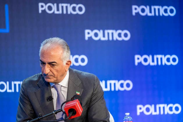 May 12, 2026, Washington, District Of Columbia, USA: IranÃ¢â‚¬â ¢s exiled Crown Prince Reza Pahlavi discussed the latest developments in the conflict with Iran and his vision for what comes next during his talk with Dashna Burns at the Politico Annual Security Summit on Tuesday, May 12, 2026, in Washington, D.C. He urged President Trump to Ã¢â‚¬oefinish the jobÃ¢â‚¬Â in Iran and told Burns that Trump should stop sending mixed messages about his intentions in the war, including his threat to Ã¢â‚¬oewipe outÃ¢â‚¬Â IranÃ¢â‚¬â ¢s civilization. Washington USA - ZUMAkh2_ 20260512_znp_kh2_027 Copyright: xAlixKhalighx
