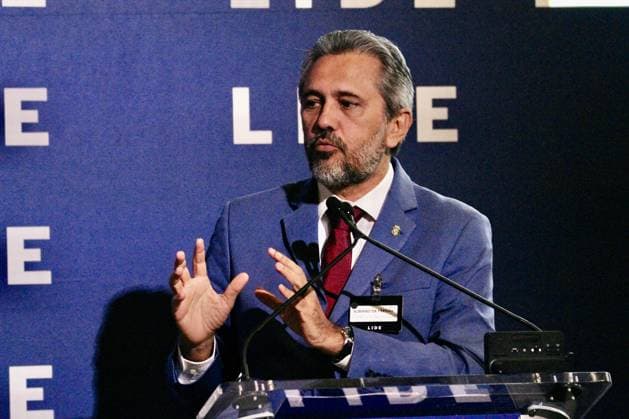 RECORD DATE NOT STATED 15th LIDE Brazil Investment Forum 2026-New York. (NEW) 15th LIDE Brazil Investment Forum 2026 -New York . May 12, 2026, New York, USA: Elmano de Freitas, Governor of Ceara during the 15th LIDE Brazil Investment Forum 2026 taking place at Harvard Club in Manhattan, New York Credit: Niyi Fote Thenews2(Foto: Niyi Fote Thenews2 imago images) 15th LIDE Brazil Investment Forum 2026-New York.  Copyright: xNiyixFotex