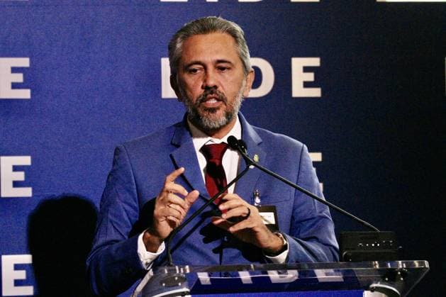 RECORD DATE NOT STATED 15th LIDE Brazil Investment Forum 2026-New York. (NEW) 15th LIDE Brazil Investment Forum 2026 -New York . May 12, 2026, New York, USA: Elmano de Freitas, Governor of Ceara during the 15th LIDE Brazil Investment Forum 2026 taking place at Harvard Club in Manhattan, New York Credit: Niyi Fote Thenews2(Foto: Niyi Fote Thenews2 imago images) 15th LIDE Brazil Investment Forum 2026-New York.  Copyright: xNiyixFotex