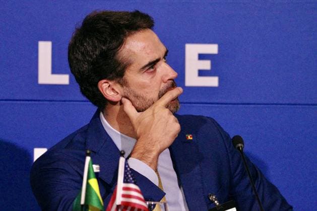RECORD DATE NOT STATED 15th LIDE Brazil Investment Forum 2026-New York. (NEW)15th LIDE Brazil Investment Forum 2026 -New York . May 12, 2026, New York, USA: Eduardo Leite, Governor of Rio Grande do Sul-Brazil during the 15th LIDE Brazil Investment Forum 2026 taking place at Harvard Club in Manhattan, New York Credit: Niyi Fote Thenews2(Foto: Niyi Fote Thenews2 imago images) 15th LIDE Brazil Investment Forum 2026-New York.  Copyright: xNiyixFotex