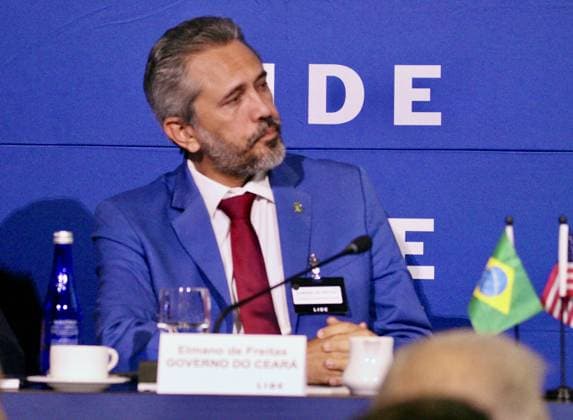 RECORD DATE NOT STATED 15th LIDE Brazil Investment Forum 2026-New York. (NEW) 15th LIDE Brazil Investment Forum 2026 -New York . May 12, 2026, New York, USA: Elmano de Freitas, Governor of Ceara during the 15th LIDE Brazil Investment Forum 2026 taking place at Harvard Club in Manhattan, New York Credit: Niyi Fote Thenews2(Foto: Niyi Fote Thenews2 imago images) 15th LIDE Brazil Investment Forum 2026-New York.  Copyright: xNiyixFotex