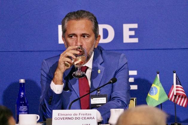 RECORD DATE NOT STATED 15th LIDE Brazil Investment Forum 2026-New York. (NEW) 15th LIDE Brazil Investment Forum 2026 -New York . May 12, 2026, New York, USA: Elmano de Freitas, Governor of Ceara during the 15th LIDE Brazil Investment Forum 2026 taking place at Harvard Club in Manhattan, New York Credit: Niyi Fote Thenews2(Foto: Niyi Fote Thenews2 imago images) 15th LIDE Brazil Investment Forum 2026-New York.  Copyright: xNiyixFotex