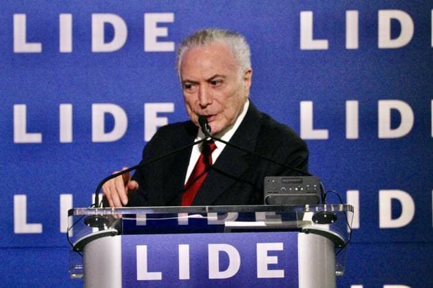 RECORD DATE NOT STATED 15th LIDE Brazil Investment Forum 2026-New York. (NEW)15th LIDE Brazil Investment Forum 2026 -New York . May 12, 2026, New York, USA: Michel Temer, Former President of Brazil during the 15th LIDE Brazil Investment Forum 2026 taking place at Harvard Club in Manhattan, New York Credit: Niyi Fote Thenews2(Foto: Niyi Fote Thenews2 imago images) 15th LIDE Brazil Investment Forum 2026-New York.  Copyright: xNiyixFotex