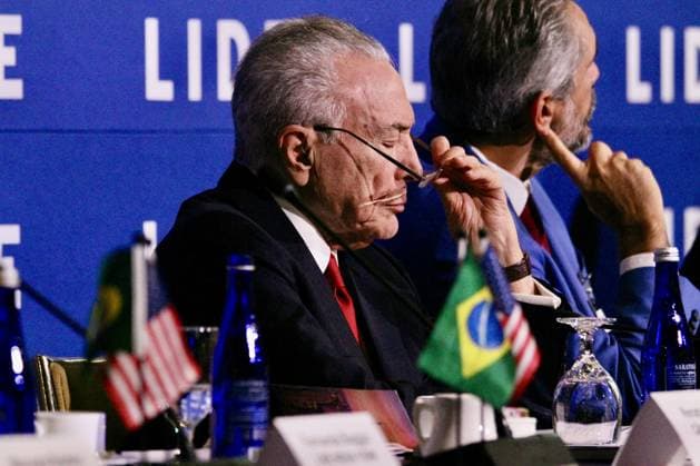 RECORD DATE NOT STATED 15th LIDE Brazil Investment Forum 2026-New York. (NEW)15th LIDE Brazil Investment Forum 2026 -New York . May 12, 2026, New York, USA: Michel Temer, Former President of Brazil during the 15th LIDE Brazil Investment Forum 2026 taking place at Harvard Club in Manhattan, New York Credit: Niyi Fote Thenews2(Foto: Niyi Fote Thenews2 imago images) 15th LIDE Brazil Investment Forum 2026-New York.  Copyright: xNiyixFotex