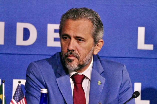RECORD DATE NOT STATED 15th LIDE Brazil Investment Forum 2026-New York. (NEW) 15th LIDE Brazil Investment Forum 2026 -New York . May 12, 2026, New York, USA: Elmano de Freitas, Governor of Ceara during the 15th LIDE Brazil Investment Forum 2026 taking place at Harvard Club in Manhattan, New York Credit: Niyi Fote Thenews2(Foto: Niyi Fote Thenews2 imago images) 15th LIDE Brazil Investment Forum 2026-New York.  Copyright: xNiyixFotex