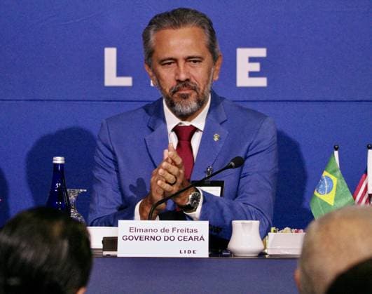 RECORD DATE NOT STATED 15th LIDE Brazil Investment Forum 2026-New York. (NEW) 15th LIDE Brazil Investment Forum 2026 -New York . May 12, 2026, New York, USA: Elmano de Freitas, Governor of Ceara during the 15th LIDE Brazil Investment Forum 2026 taking place at Harvard Club in Manhattan, New York Credit: Niyi Fote Thenews2(Foto: Niyi Fote Thenews2 imago images) 15th LIDE Brazil Investment Forum 2026-New York.  Copyright: xNiyixFotex