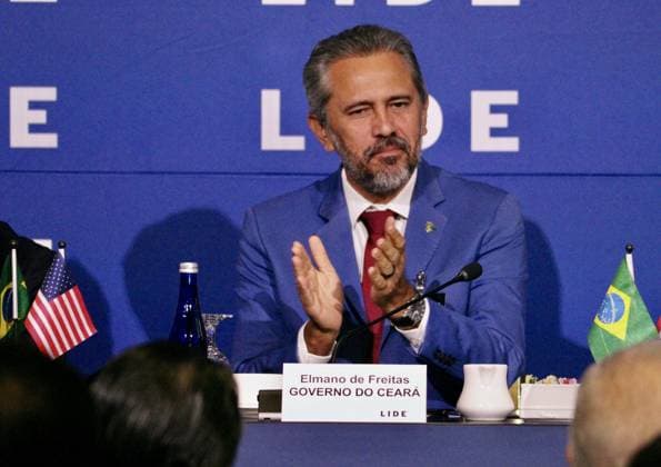 RECORD DATE NOT STATED 15th LIDE Brazil Investment Forum 2026-New York. (NEW) 15th LIDE Brazil Investment Forum 2026 -New York . May 12, 2026, New York, USA: Elmano de Freitas, Governor of Ceara during the 15th LIDE Brazil Investment Forum 2026 taking place at Harvard Club in Manhattan, New York Credit: Niyi Fote Thenews2(Foto: Niyi Fote Thenews2 imago images) 15th LIDE Brazil Investment Forum 2026-New York.  Copyright: xNiyixFotex