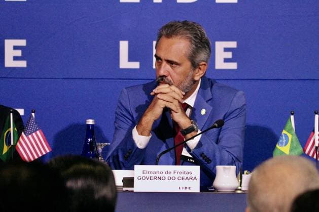 RECORD DATE NOT STATED 15th LIDE Brazil Investment Forum 2026-New York. (NEW) 15th LIDE Brazil Investment Forum 2026 -New York . May 12, 2026, New York, USA: Elmano de Freitas, Governor of Ceara during the 15th LIDE Brazil Investment Forum 2026 taking place at Harvard Club in Manhattan, New York Credit: Niyi Fote Thenews2(Foto: Niyi Fote Thenews2 imago images) 15th LIDE Brazil Investment Forum 2026-New York.  Copyright: xNiyixFotex