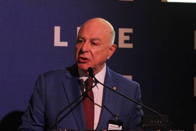 RECORD DATE NOT STATED 15th LIDE Brazil Investment Forum 2026-New York. (NEW)15th LIDE Brazil Investment Forum 2026 -New York . May 12, 2026, New York, USA: Federal Deputy Arnaldo Jardim during the 15th LIDE Brazil Investment Forum 2026 taking place at Harvard Club in Manhattan, New York Credit: Niyi Fote Thenews2(Foto: Niyi Fote Thenews2 imago images) 15th LIDE Brazil Investment Forum 2026-New York.  Copyright: xNiyixFotex
