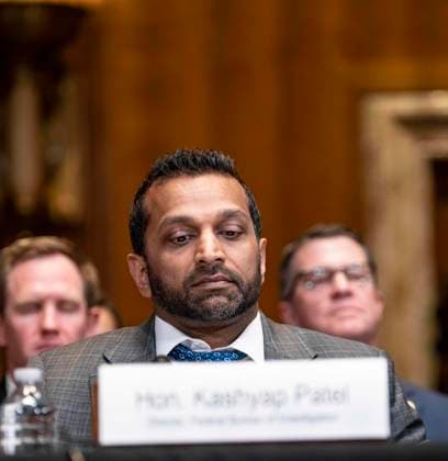 May 12, 2026, Washington, District Of Columbia, USA: Kash Patel, Director, Federal Bureau of Investigation (FBI) testifies before the United States Senate Committee on Appropriations, Subcommittee on Commerce, Justice, Science, and Related Agencies hearing to examine the fiscal year 2027 budget request for the Federal Bureau of Investigation; the Drug Enforcement Administration; the US Marshals Service; and the Bureau of Alcohol, Tobacco, Firearms and Explosives in the Dirksen Senate Office Building on Capitol Hill in Washington, DC, USA, on Tuesday, May 12th 2026 Washington USA - ZUMAs152 20260512_faa_s152_035 Copyright: xAndrewxThomasx
