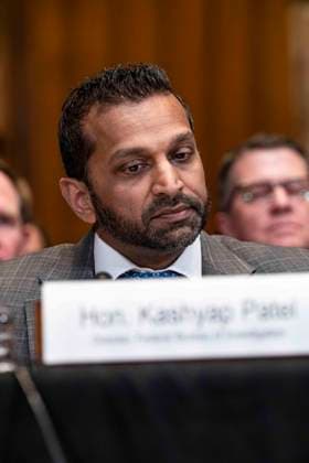 May 12, 2026, Washington, District Of Columbia, USA: Kash Patel, Director, Federal Bureau of Investigation (FBI) testifies before the United States Senate Committee on Appropriations, Subcommittee on Commerce, Justice, Science, and Related Agencies hearing to examine the fiscal year 2027 budget request for the Federal Bureau of Investigation; the Drug Enforcement Administration; the US Marshals Service; and the Bureau of Alcohol, Tobacco, Firearms and Explosives in the Dirksen Senate Office Building on Capitol Hill in Washington, DC, USA, on Tuesday, May 12th 2026 Washington USA - ZUMAs152 20260512_faa_s152_050 Copyright: xAndrewxThomasx