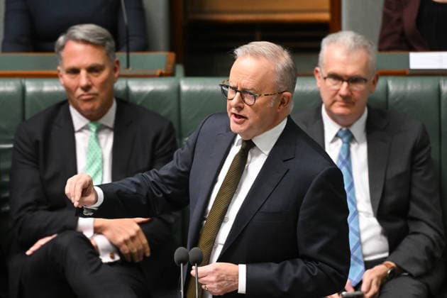 QUESTION TIME, Australian Prime Minister Anthony Albanese speaks during Question Time in the House of Representatives at Parliament House in Canberra, Wednesday, May 13, 2026. ( NO ARCHIVING CANBERRA AUSTRALIAN CAPITAL TERRITORY AUSTRALIA  Copyright: xLUKASxCOCHx 20260513183406591587
