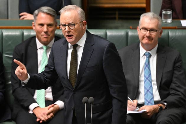 QUESTION TIME, Australian Prime Minister Anthony Albanese speaks during Question Time in the House of Representatives at Parliament House in Canberra, Wednesday, May 13, 2026. ( NO ARCHIVING CANBERRA AUSTRALIAN CAPITAL TERRITORY AUSTRALIA  Copyright: xLUKASxCOCHx 20260513182828938498