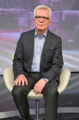 Thomas de Maiziere on the ARD talk show maischberger in Studio Berlin Adlershof Berlin, 12 05 2026 Foto:xM.xBehrensx xFuturexImagex maischberger1205_6521