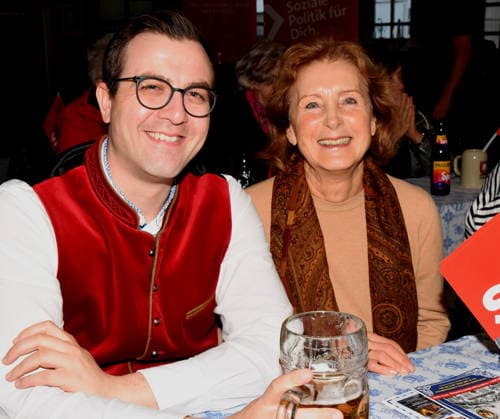 David Rausch SPD Neuperlach Chairman Dr Hildegard Kronawitter SPD MdL a D Muenchen 12 05 2026 Truderinger Buam e V Festwoche Politischer SPD Abend Foto Muenchen
